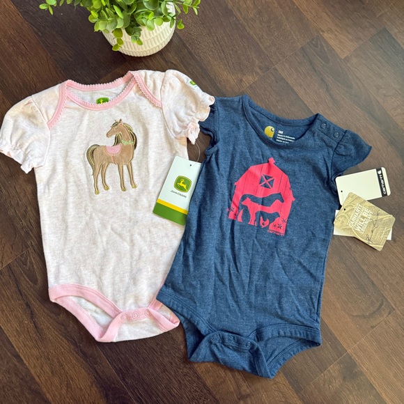 Carhartt Other - 🆕 John Deere & Carhartt Onesie Bundle